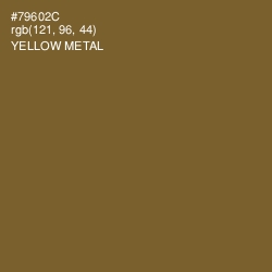#79602C - Yellow Metal Color Image